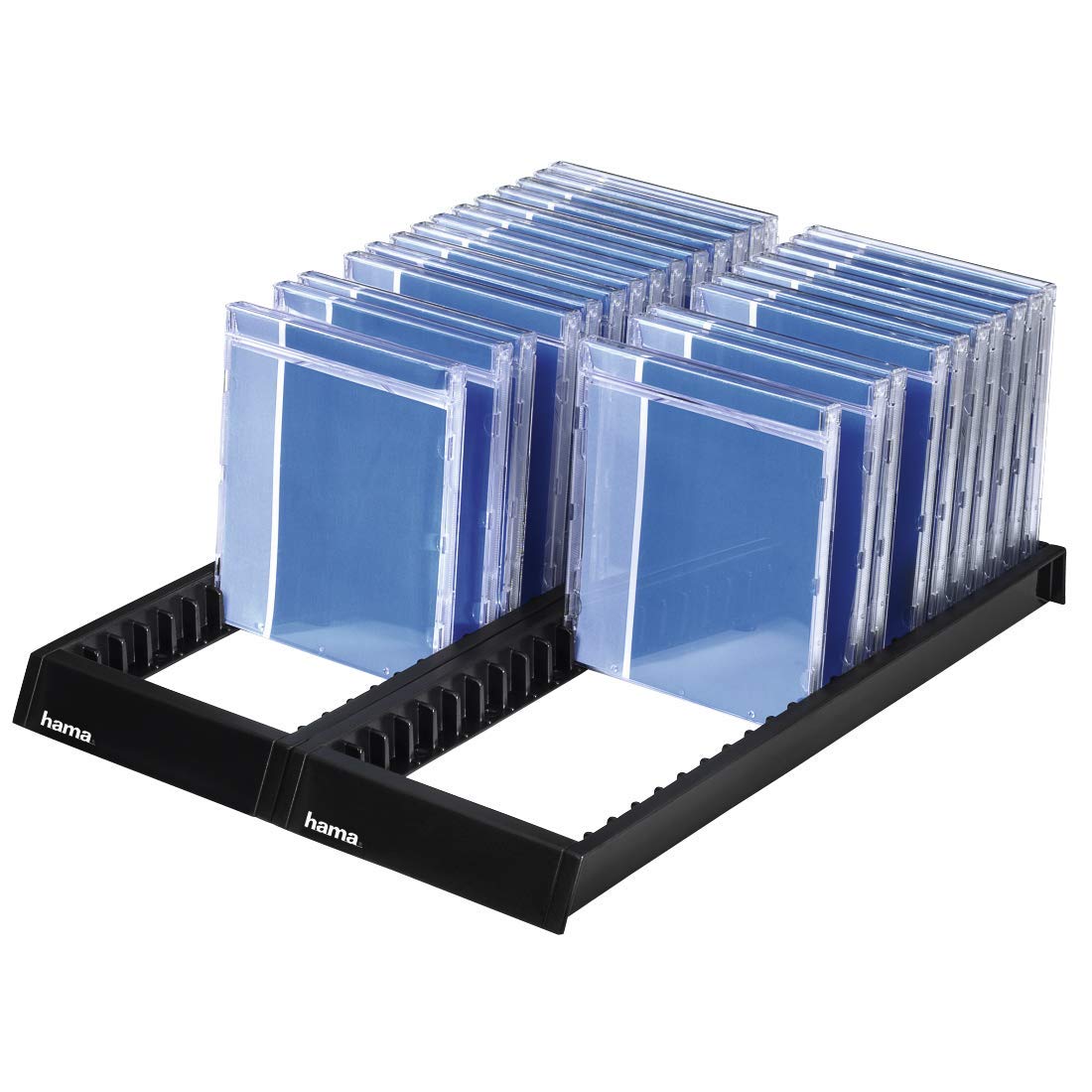 Hama CD Flipper Storage System for 44 CD's | With Rubber Feet