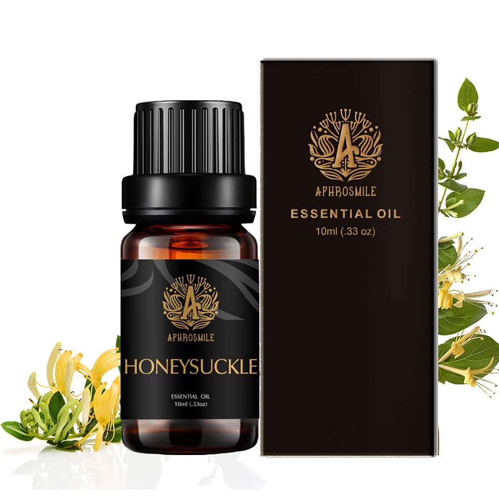 Aromatherapy Honeysuckle Essential Oil for Diffuser & Humidifier, Therapeutic Grade, 10ml