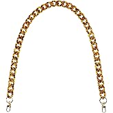 Chinflly Bag Charm Chain 31.5" Fashion Crossbody Shoulder Straps for Bags Purse Strap Replacement Chains Accessories, Leopard Print