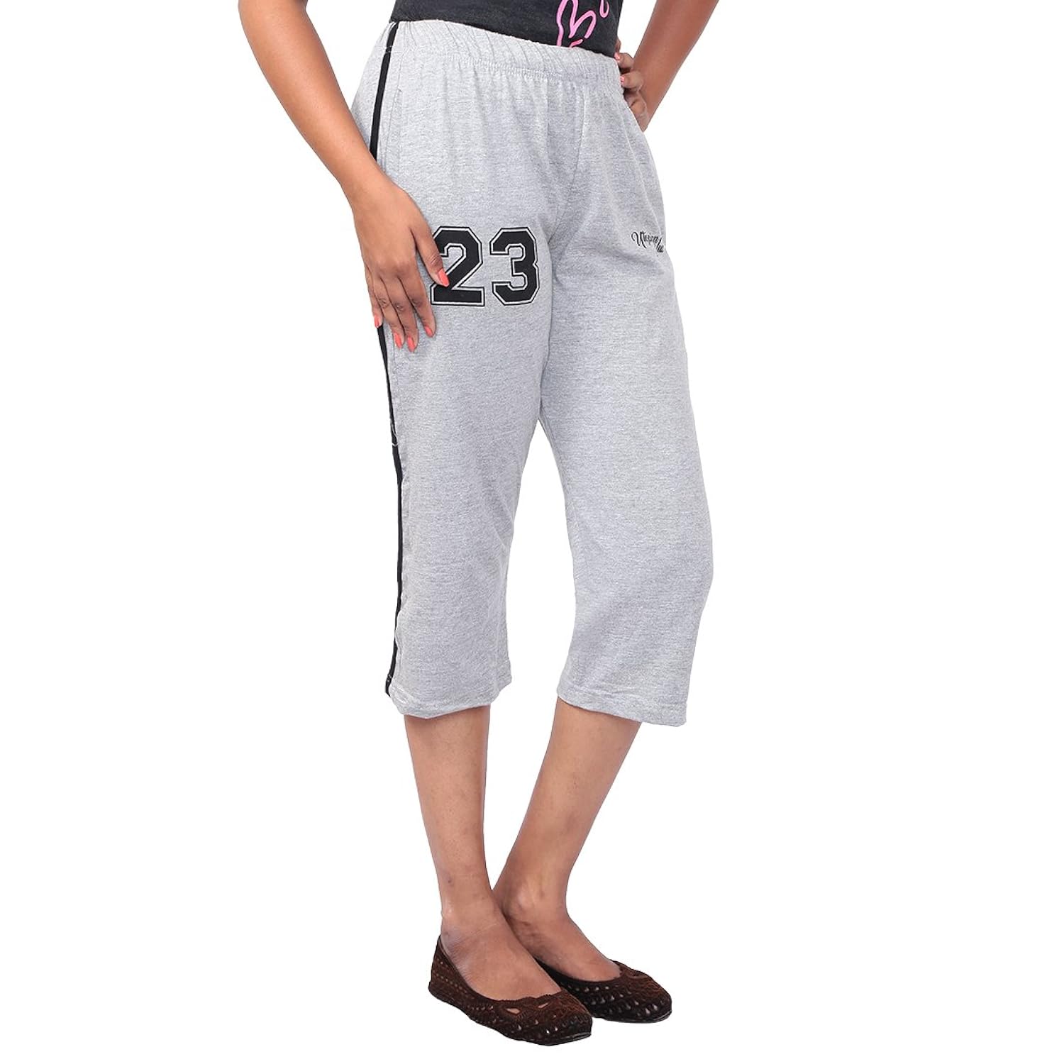 utopian club - sporty capri - grey