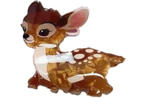 Sika Deer Claw Clips,Deer Shaped Hair Clips,Reindeer Claw Clips,Animal Hair Jaw Clip,Acetate Hair Clip for Girls,Big Hair Bar