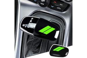 auovo Gear Shift Knob Trim for Charger Accessories Challenger 2015-2023 / Durango 2016-2023 ABS Interior Decoration Gear Shifter Cover (Green)