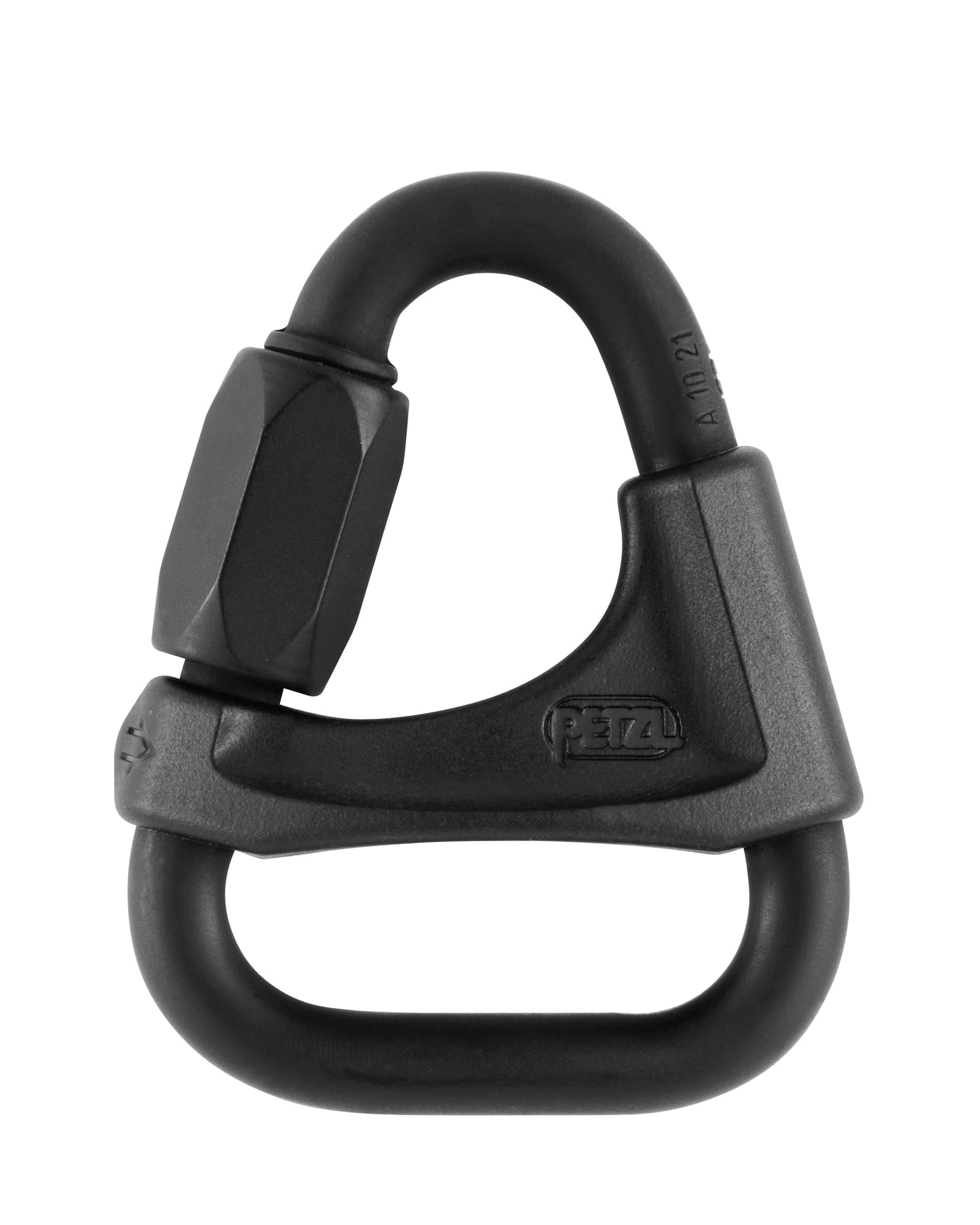 Petzl P11 8BN DELTA Triangular Steel Quick Link, 8 mm, Black