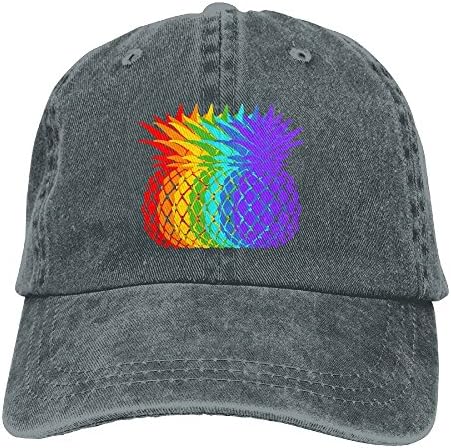 GQOP Rainbow Pineapple Baseball Cap Trucker Hats For Men &amp; Women