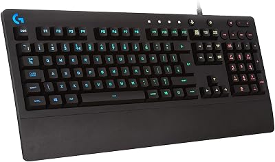 Logitech G213 Prodigy Gaming Keyboard UK Layout Black RGB Backlit