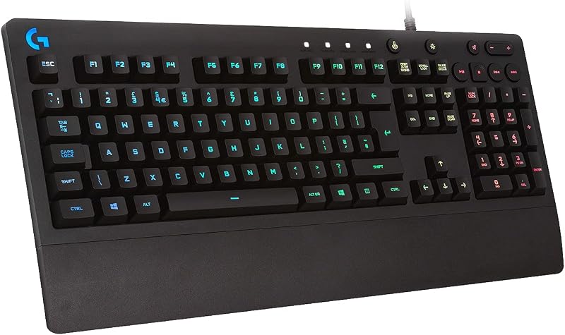 Logitech G213 Prodigy Gaming Keyboard UK Layout Black RGB Backlit