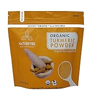 Premium Quality Organic Turmeric Root Powder with Curcumin (1lb), Gluten-Free, Non-GMO & Keto Friendly (16 ounces…
