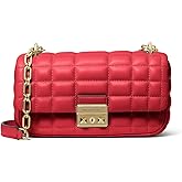 Michael Kors Womens Tribeca Small Convertible Chain Shoulder Bag