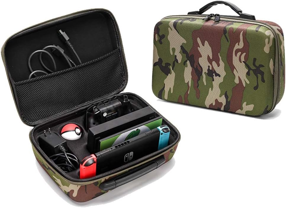 WUZHENG Carrying Case for Nintendo Switch, Shockproof Travel Case Bag for Nintendo Switch Console