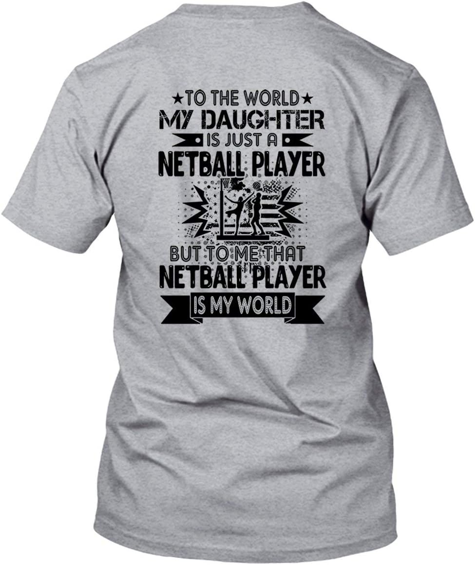 Netball Player is My World Cool Shirt, Tshirts, Short Sleeve Tee