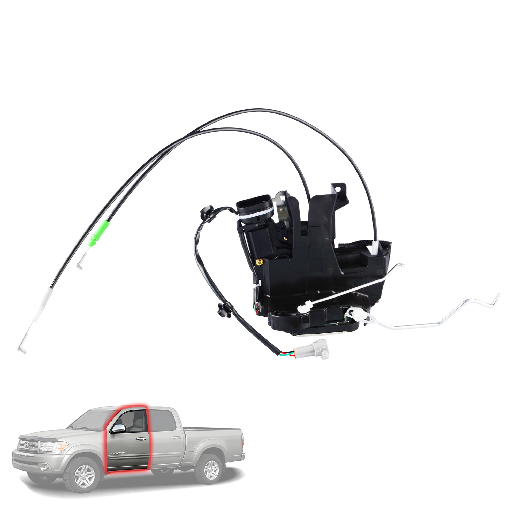 Photo 1 of GrteRokky Front Left Door Lock Actuator Compatible for Toyota Tundra 2000-2006, Driver Side Door Latch Assembly Replacement for 69040-0C010