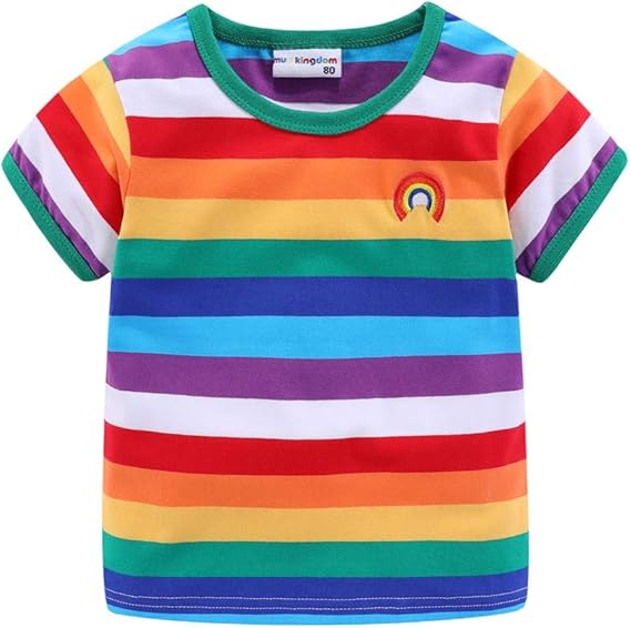 LittleSpring Little Boys TShirt Rainbow Buy Online at Best Price in UAE Amazon.ae