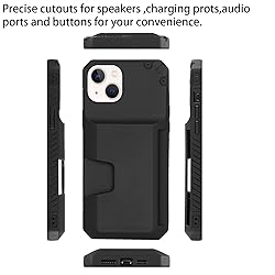 Cavor for iPhone 14 Plus Case with Card