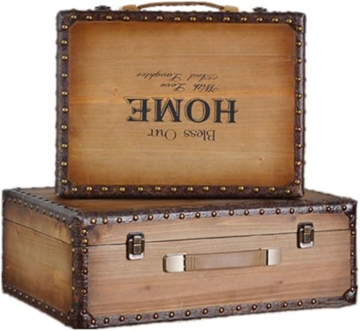 vintage suitcase box