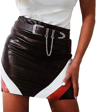 short preto colado cintura alta