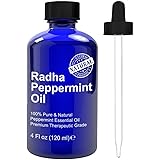 Peppermint Essential Oil 4 oz - 100% Pure & Natural Mentha Peperita Therapeutic Grade