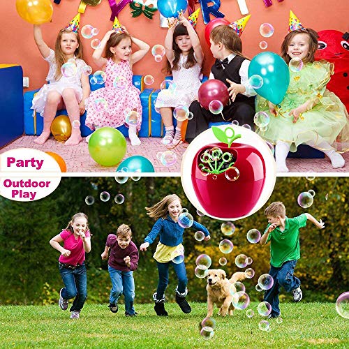 Bubble Machine, Automatic Durable Portable Bubble Blower Maker for Kids,800 Bubbles per Minute,AA Battery Operated with for Christmas Parties Outdoor or Indoor Use - Thumbnail 4