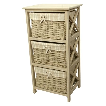 SÄULENSCHRANK AUFBEWAHRUNGSBOX MIT 3 SCHUBLADEN: Amazon.de: Küche