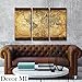 Decor MI Vintage World Map Canvas Wall Art Prints Stretched Framed Ready to Hang Map Artwork World Map Wall Decor for Living Room Bedroom Office 16