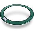 Exacme Trampoline Pad Replacement 16 15 14 13 12 10 8 Foot, Waterproof Safety Spring Cover Round Frame Pad, No Hole for Pole