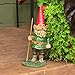 Sunnydaze Woody Jr. the Gnome - 13.5-Inch Tall