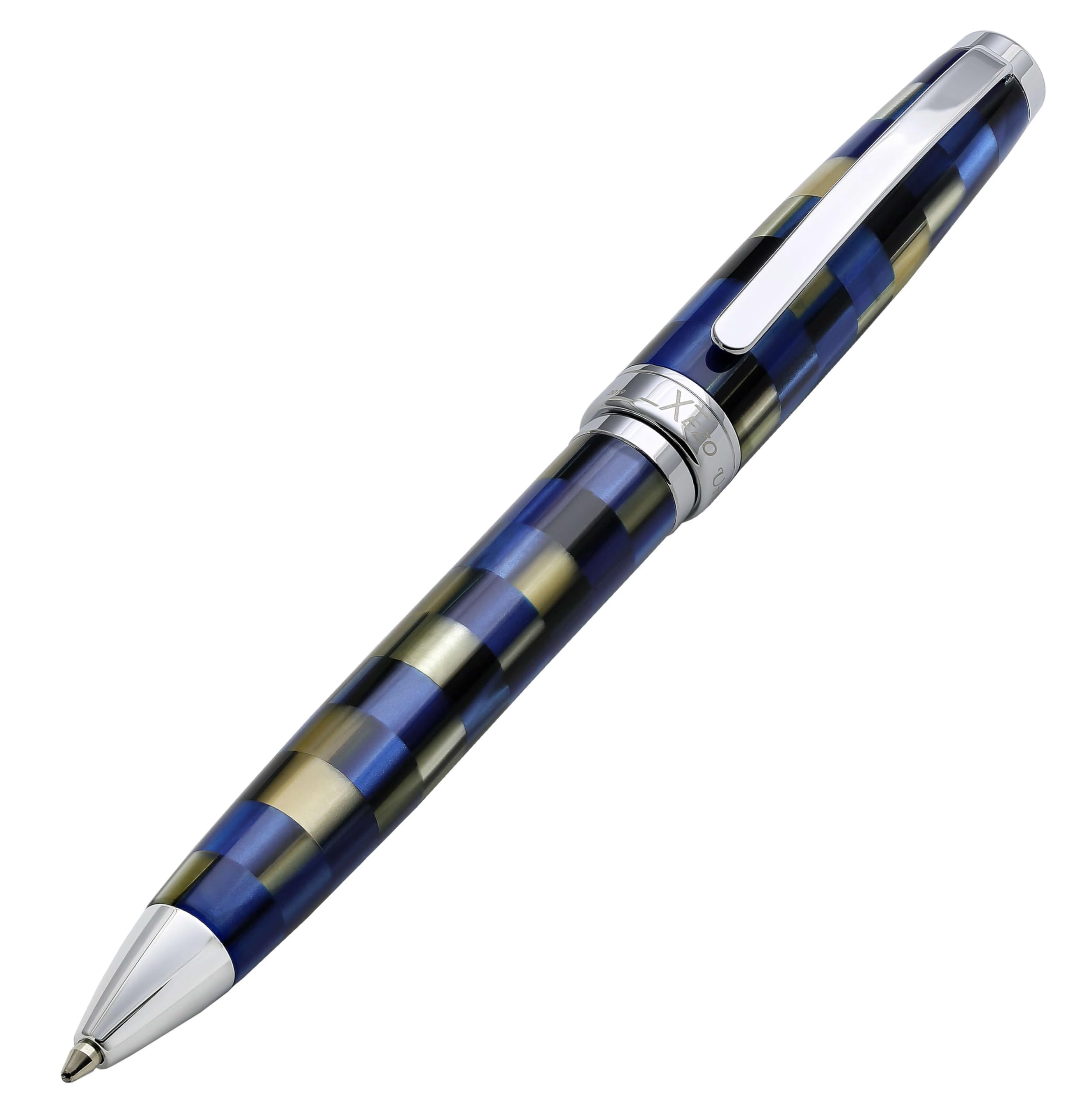 Xezo Urbanite Blue Retro-Style Serialized Medium Ballpoint Pen (Urbanite Blue B)