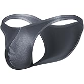 RunHero Thong Men Comfortable Mens Underwear Thong High Elastic Mens Briefs, Grey, M