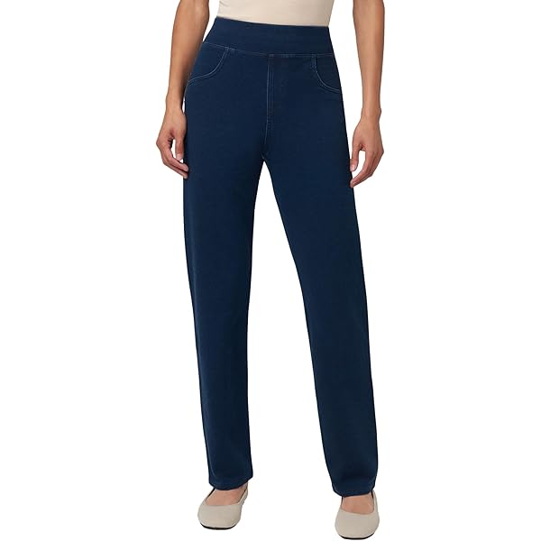 Mod-o-doc Women's Seamed Ankle Length Pants, Washed Ebony at