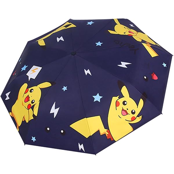 thumbnail image 2 of Pokemon Folding Umbrella, Telescopic Lightweight Umbrella - Anime 2 of 9