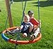 Web Riderz Superhero Outdoor Swing N' Spin- Safety rated to 600 lb, Adjustable length hanging ropes, Ready to hang, Easy Install, 39 Inch Diameter