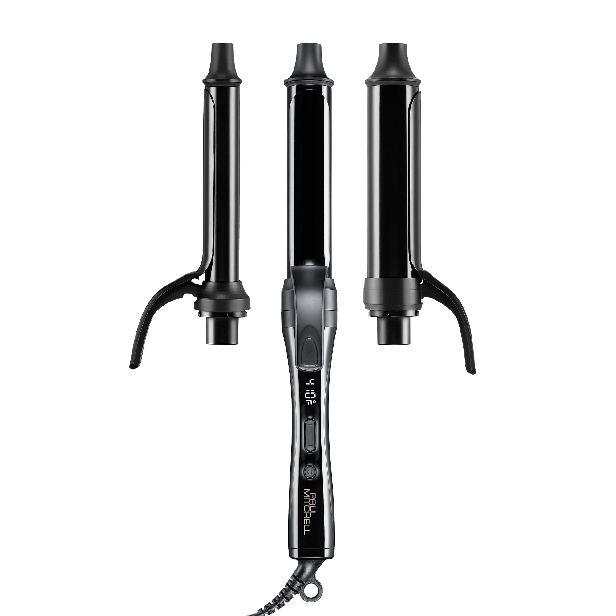 Photo 1 of Paul Mitchell Clipped 3-in-1 Ceramic Interchangeable Curling Iron, 3 Clip Barrels for Multiple Hairstyles