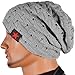 FORBUSITE Men Women Slouchy Beanie Skull Cap Winter Hats XM085 (Dark Gray)