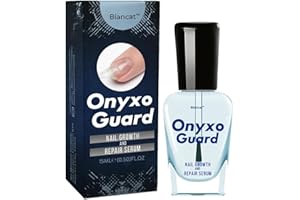 SUGOOLA Biancat OnyxoGuard Nail Growth and Repair Serum,Nail Strengthener for Thin Nail, Brittle & Damaged Strengthener Base Coat Nail Polish Repair Nail Growth Treatment , Crystal Clear (1PC)