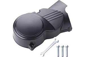 JINGKE Black Left Engine Stator Cover for Chinese 50cc 70cc 90cc 110cc 125cc Dirt Pit Bike CRF50 XR50 SSR Thumpstar Apollo Stomp Pitster Pro Taotao Coolster Roketa Lifan YX