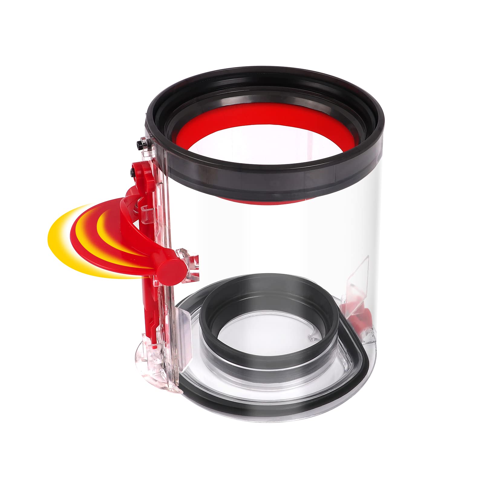 WYWY.Wide Upgraded Dust Bin Replacement for Dyson V10 Vacuum Cleaner Canister/Dust Bucket, Small Bin Compatible with Dyson Part No.969509-02