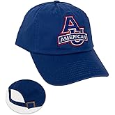 Desert Cactus American University Baseball Hat AU Eagles Brimmed Embroidered Cap Adjustable Cloth Strap Adult (Style A) Blue