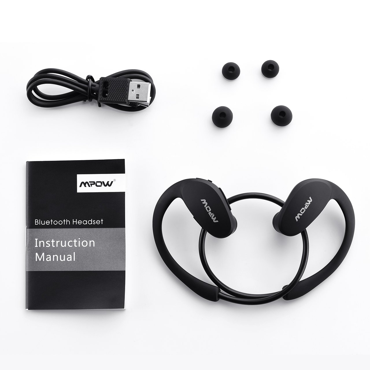 Mpow Upgraded Cheetah Bluetooth Headphones Ipx5 8 Hrs Battery V4 1 Wireless Sport Headphones Behind Ear Running Headset With Built In Mic For Workout Exercise In Electronics