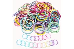 200 Pcs Multicolor Candy Small Elastic Tie Baby Hair Mini Elastics Bands No Crease Ponytail Holders Little Rope Ties for Todd