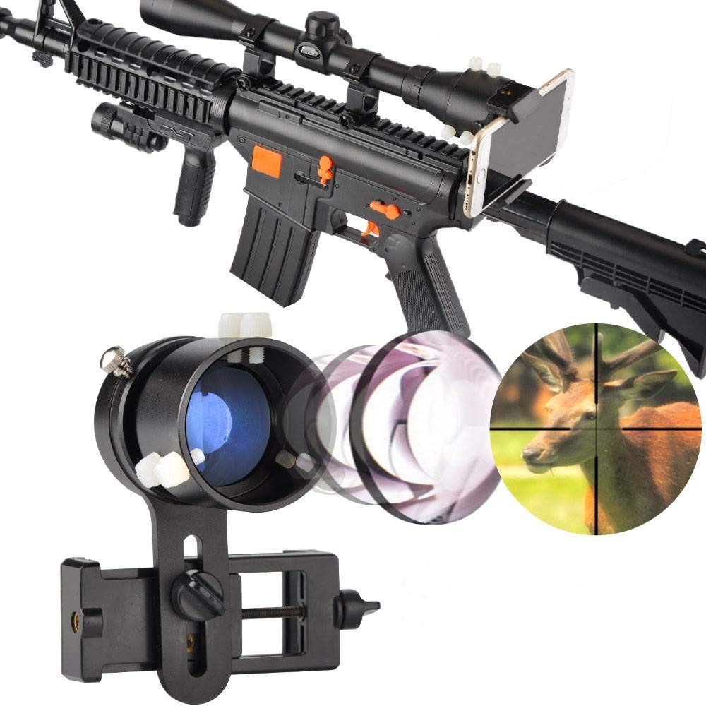 Hunting & Fishing SOLOMARK Rifle Scope Smartphone Mount Adapter with
