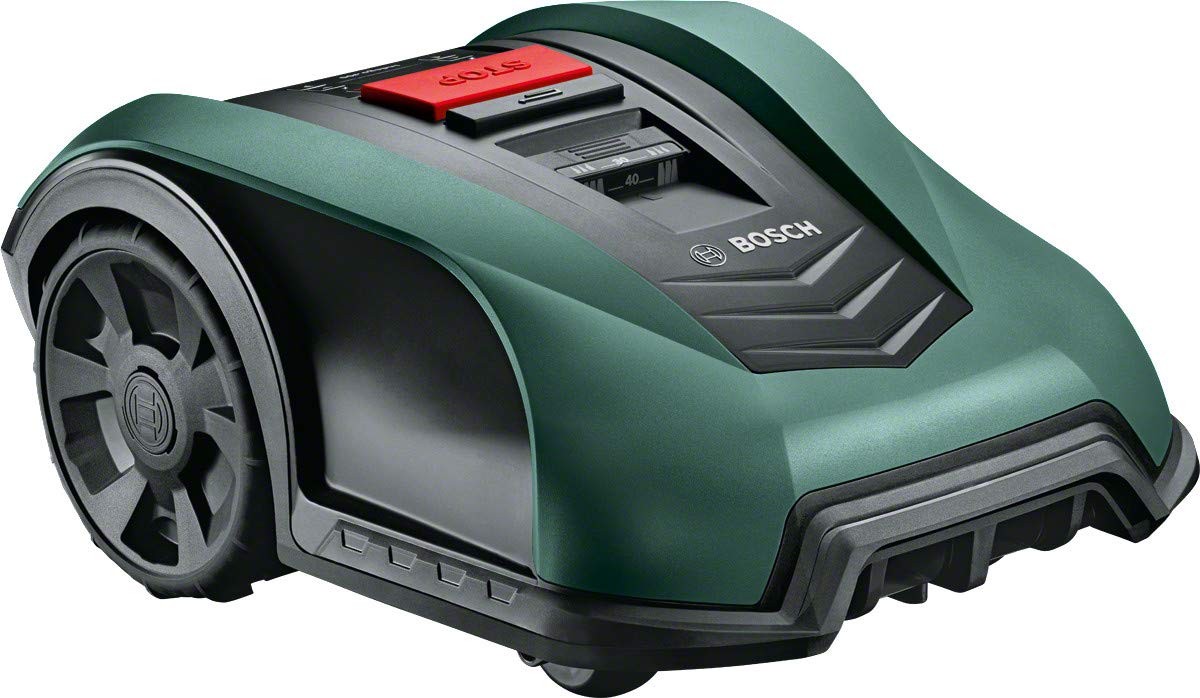 Bosch Indego S+ 350 – Robot cortacésped (funcionamiento con una aplicación, ancho de corte de 19 cm, superficie de césped de hasta 350 m², compatible con Alexa)