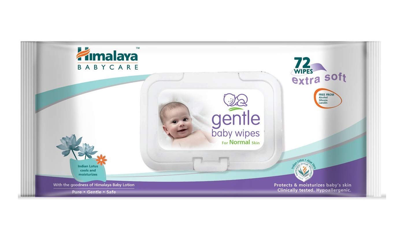himalaya gentle baby wipes 72 pcs price