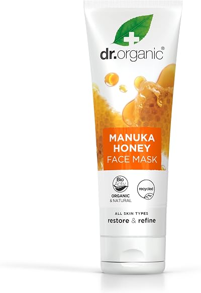 Dr Organic Manuka Honey Face Mask 125ml Nourishing Dry Skin Natural Vegetarian
