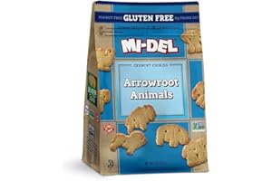 Mi-Del Gluten Free Animal Crackers 8 oz (Pack of 1) - Non GMO Certified, 0g Trans Fat Gluten Free Cookies