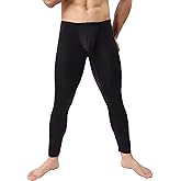 IYUNYI Mens Thin Ice Silk Compression Baselayer Thermal Long Johns Underwear