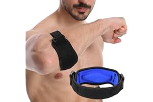 Sport Elbow Wraps for Men and Women (2-Pack) | Heavy-Duty Compression for Tennis & Training | Breathable & Adjustable | Suita