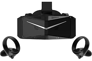 Pimax Crystal Light VR Headset Partial Payment Version-with Controllers, 8K QLED with Local-Dimming, Lightweight & Comfortable Compatible with Flight Simulators, iRacing & PC Gaming