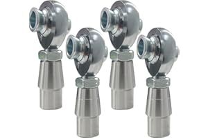 Beigaoxu 5/8” Heim Joint Rod End Kit 2 Pair, .625” Right and Left Hand Thread Chromoly Joints Panhard Kit with Spacers Jam Nu