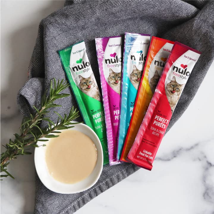 Nulo Freestyle GrainFree Perfect Purees Premium Wet Cat Treats