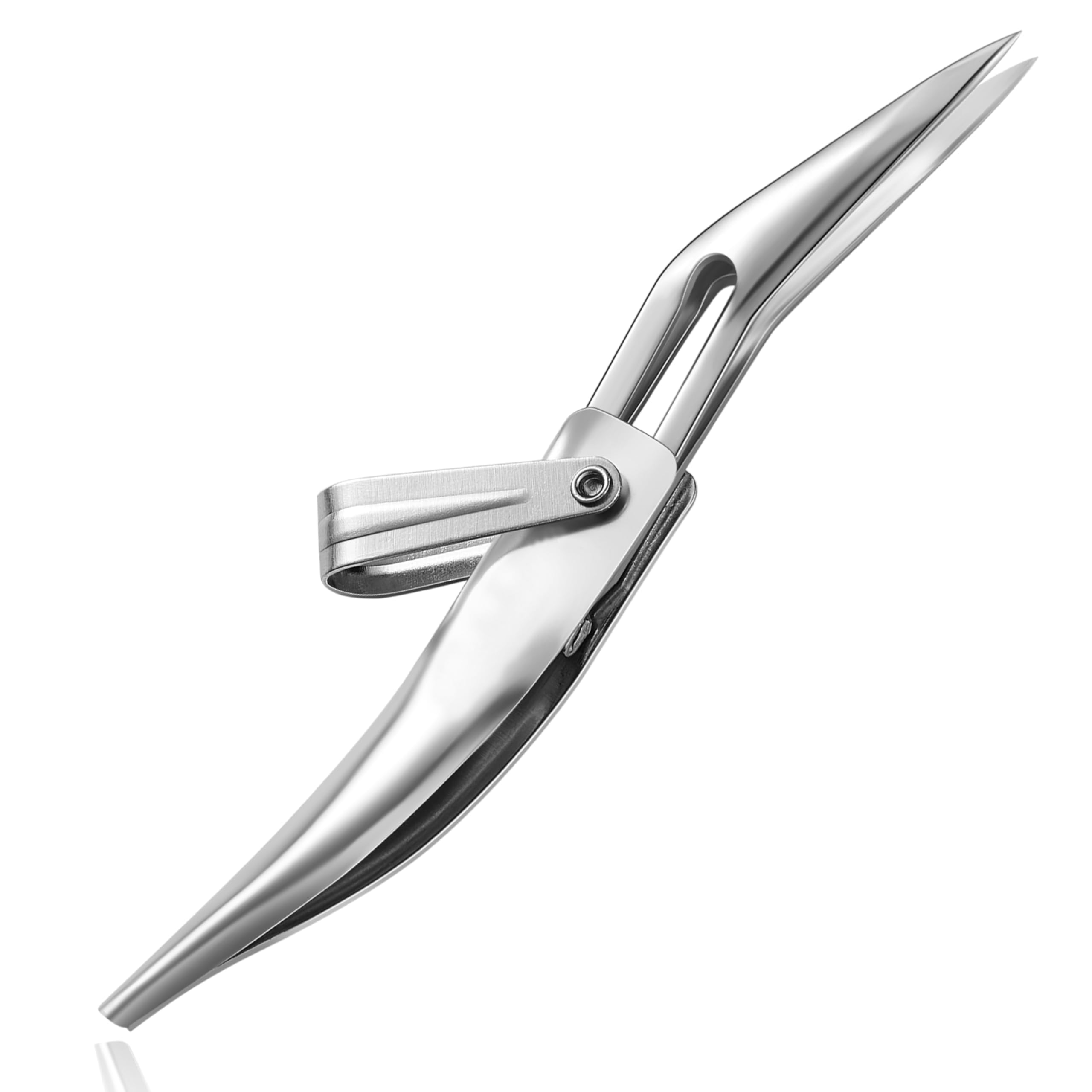 DUROX - Splinter Tweezers, Ideal for Splinter Removal Kit, Pointed Tweezers for Sliver, Foldable for Sliver Removal with Keychain.