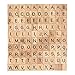 Fuhaieec 200wood 200Scrabble Letter Tiles, 2-Sets, Wood (Pack of 2 )